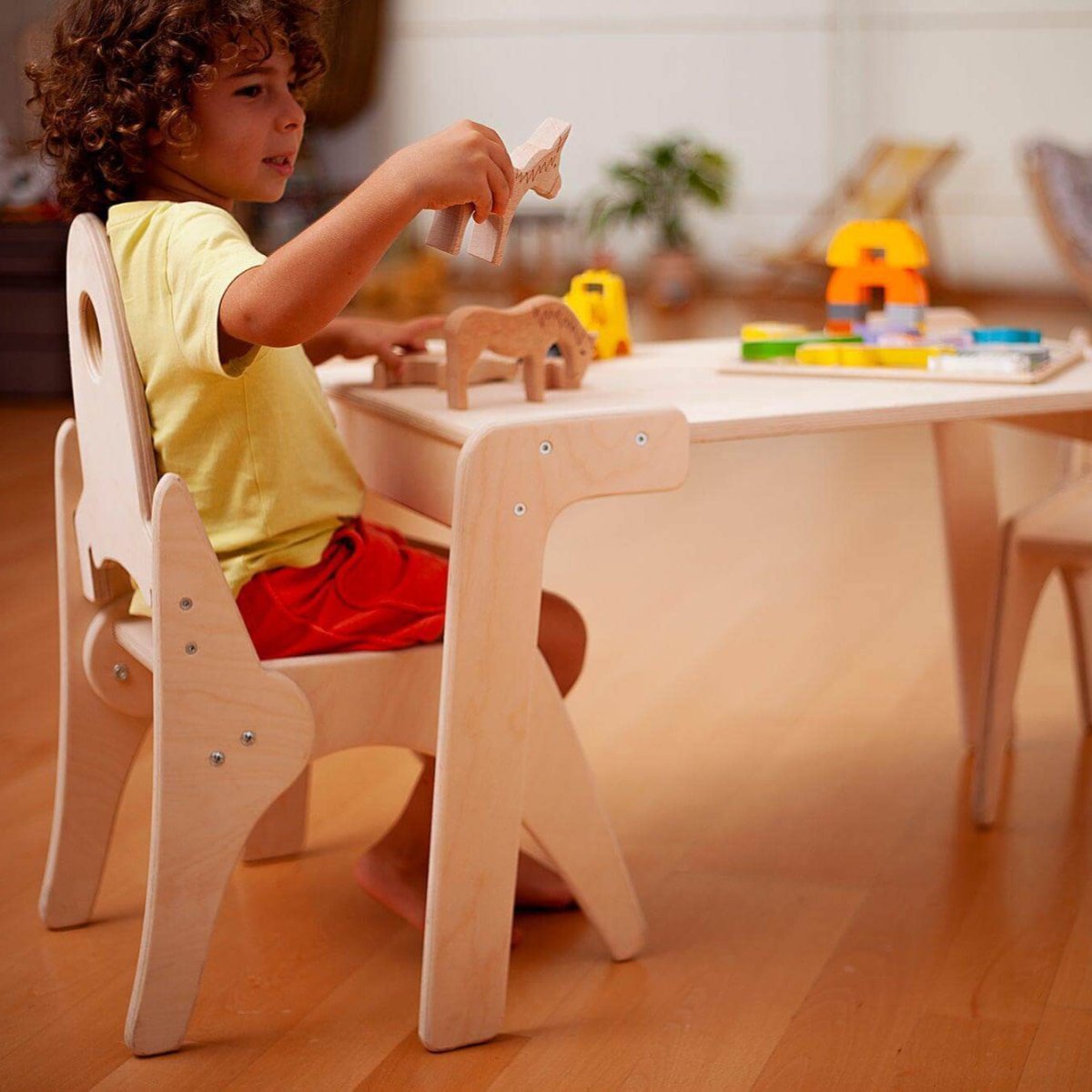 Montessori Table and Chair Set
