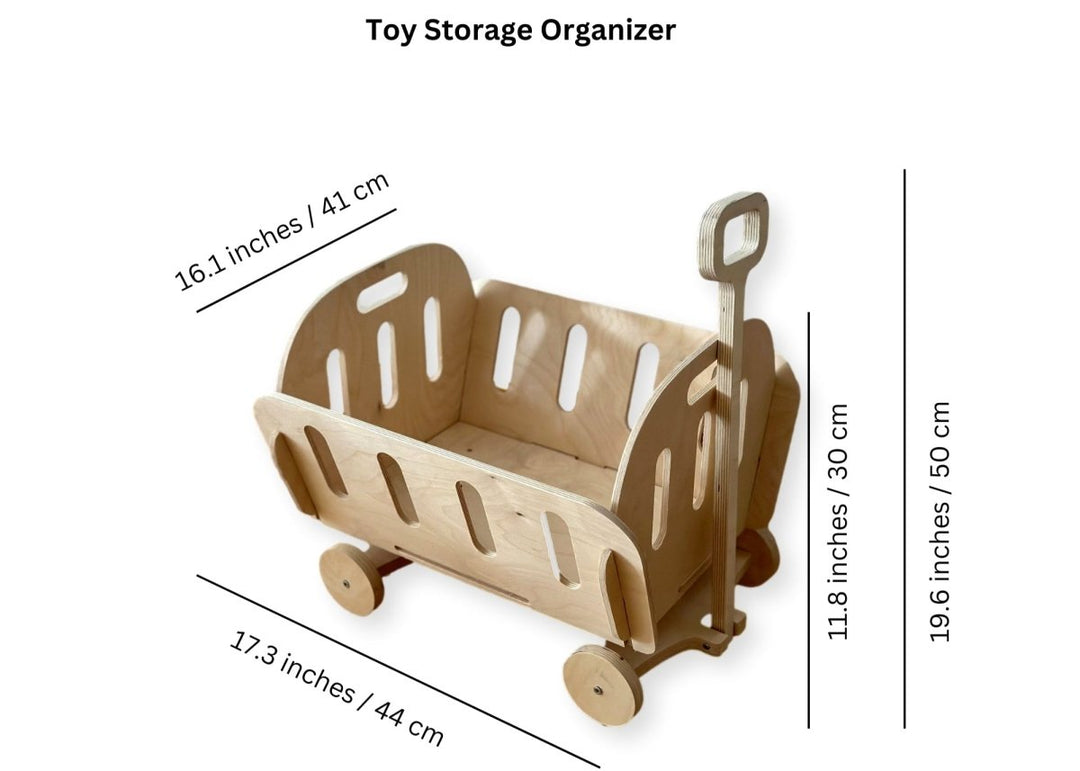 Montessori Toy Storage: Eco-Friendly Nursery &amp; Playroom Chest