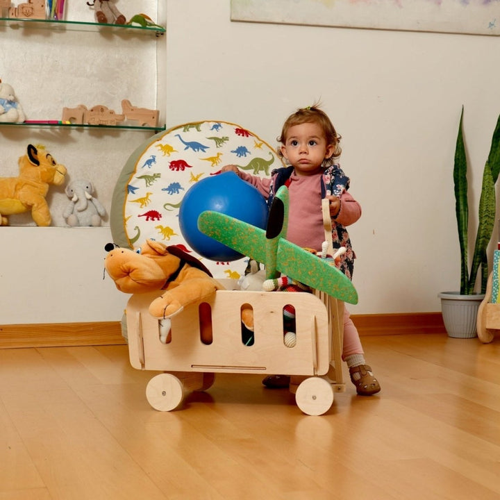 Montessori Toy Storage: Eco-Friendly Nursery &amp; Playroom Chest