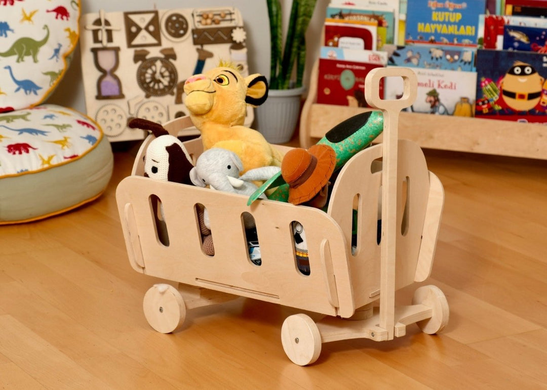 Montessori Toy Storage: Eco-Friendly Nursery &amp; Playroom Chest