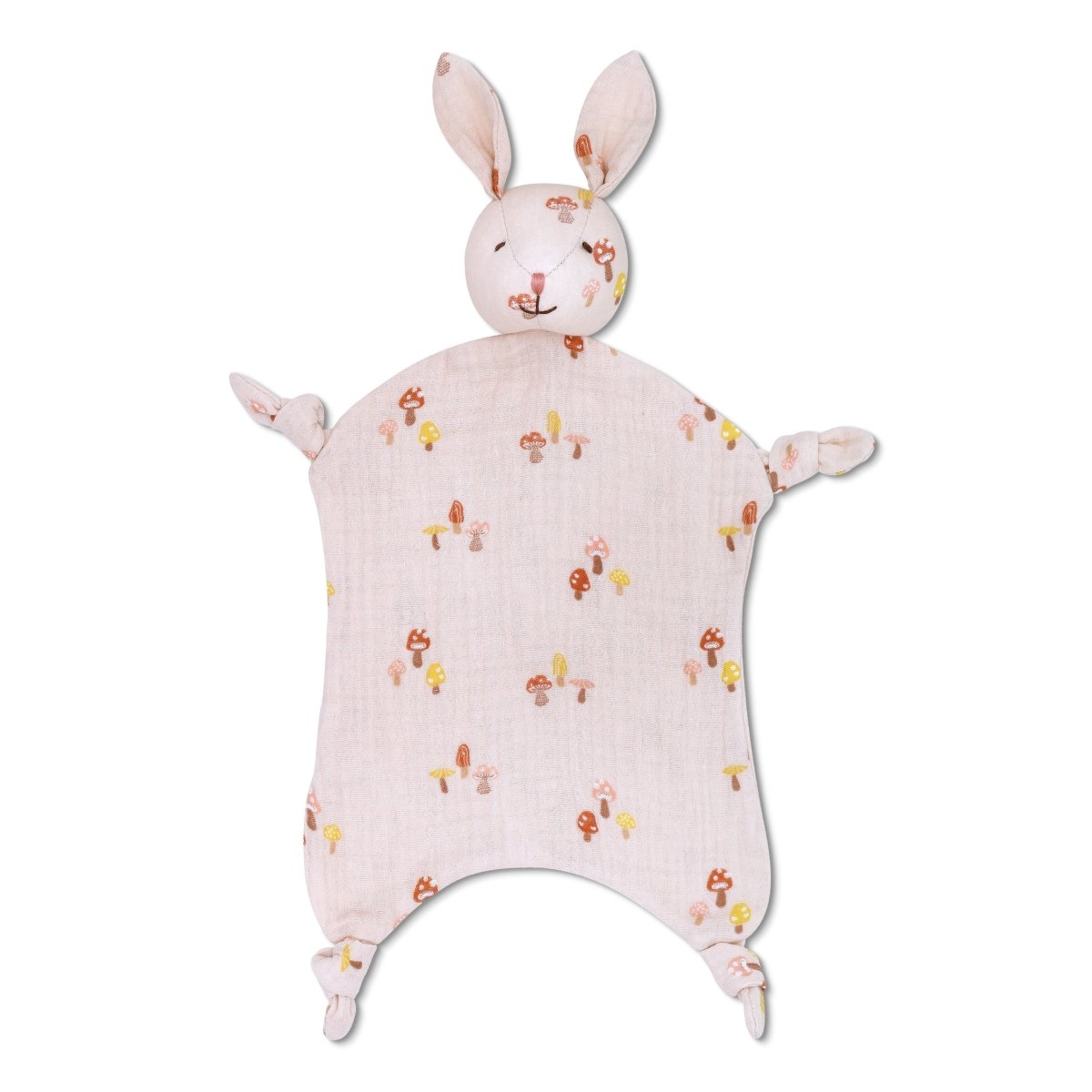 Muslin Bunny Lovey - Mini Mushroom