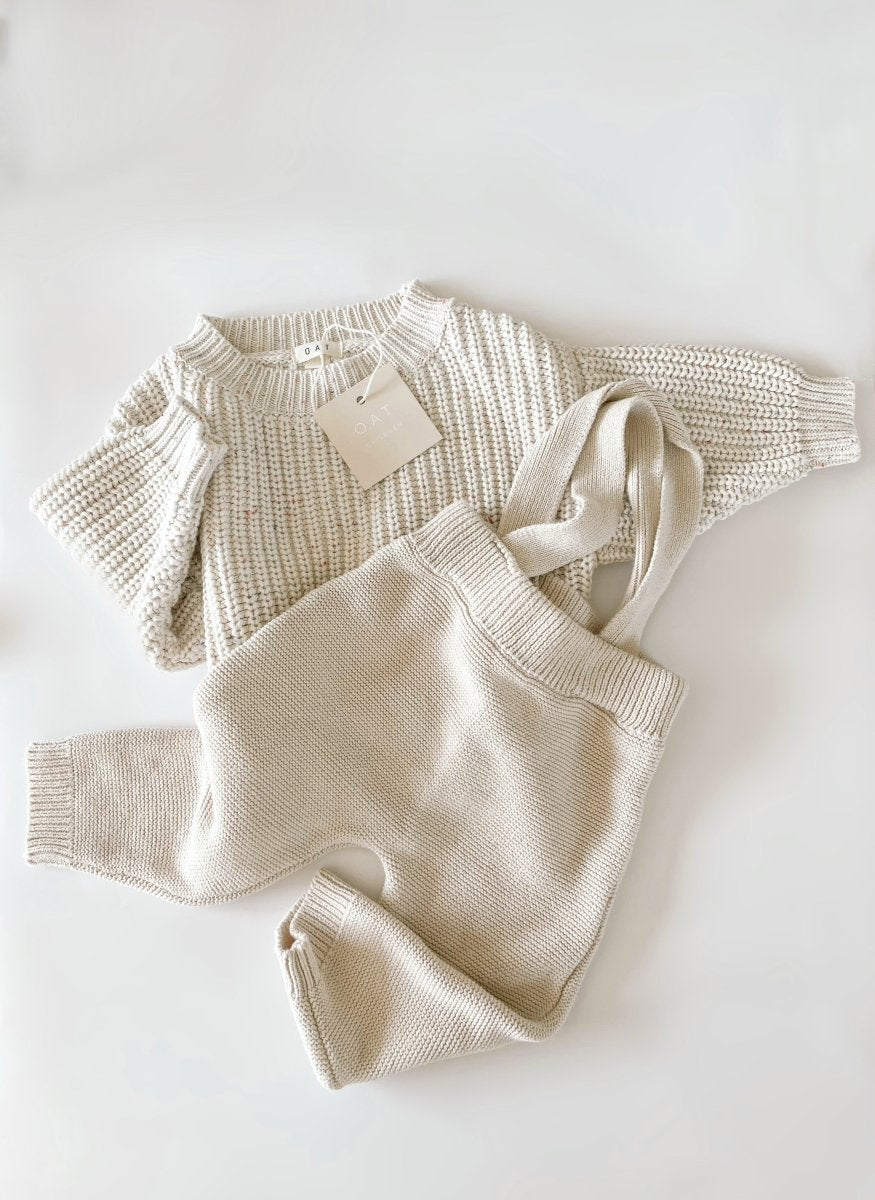 ‘Natural’ Knit Suspenders