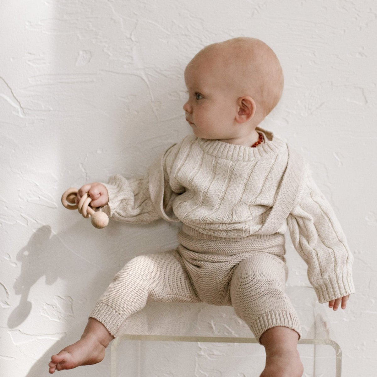 ‘Natural’ Knit Suspenders