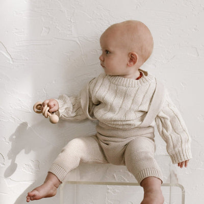 ‘Natural’ Knit Suspenders