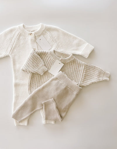 ‘Natural’ Knit Suspenders