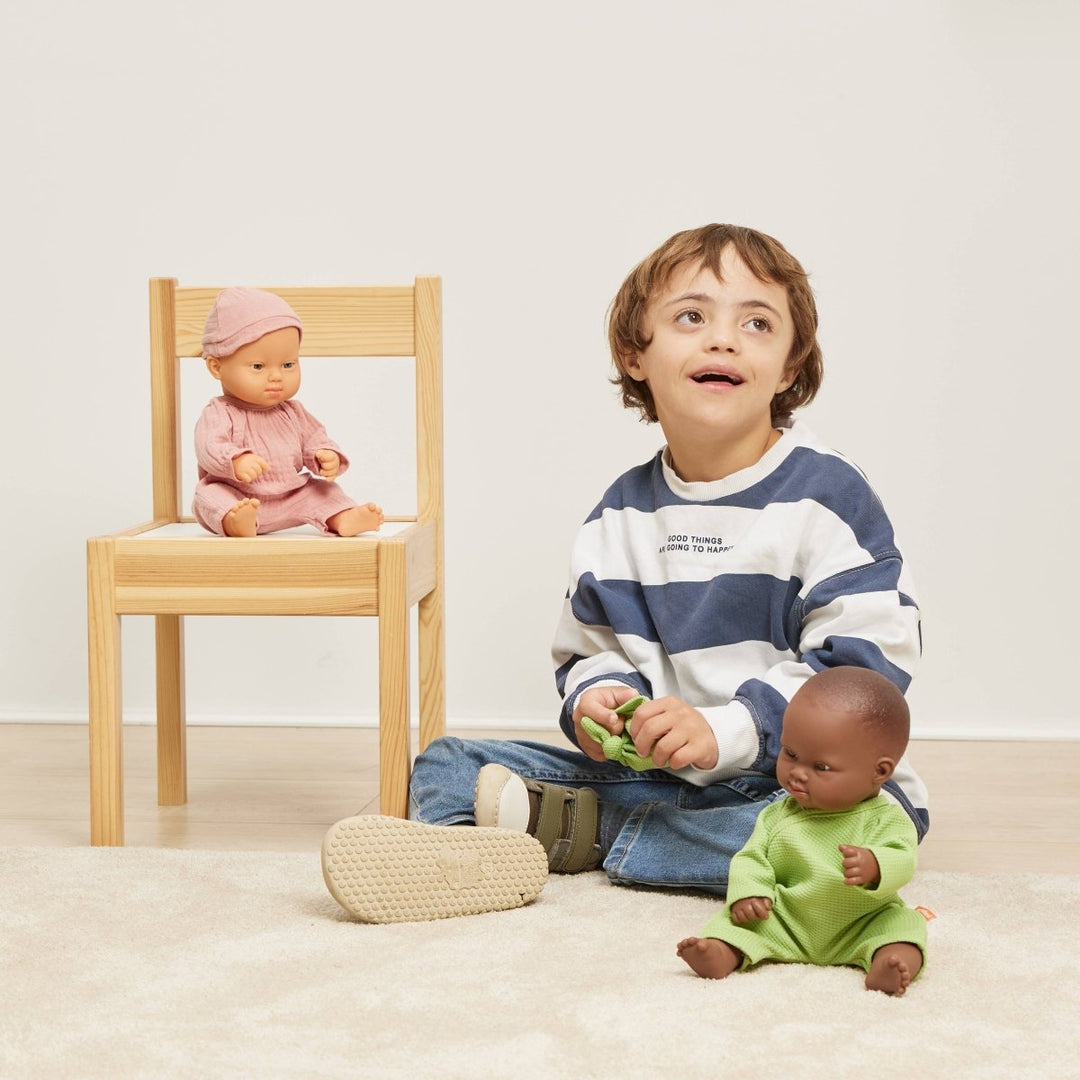 Newborn Baby Boy Doll with Down Syndrome