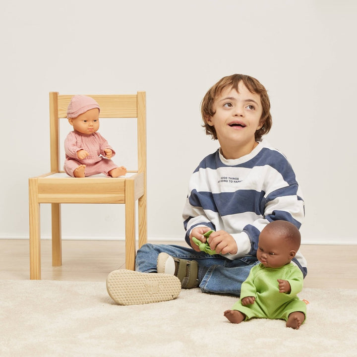Newborn Baby Boy Doll with Down Syndrome