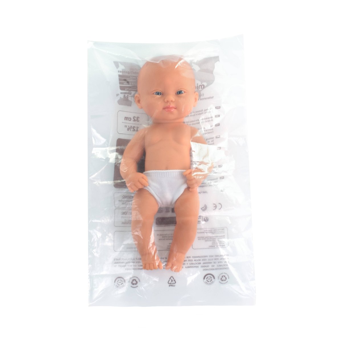 Newborn Baby Boy Doll with Down Syndrome