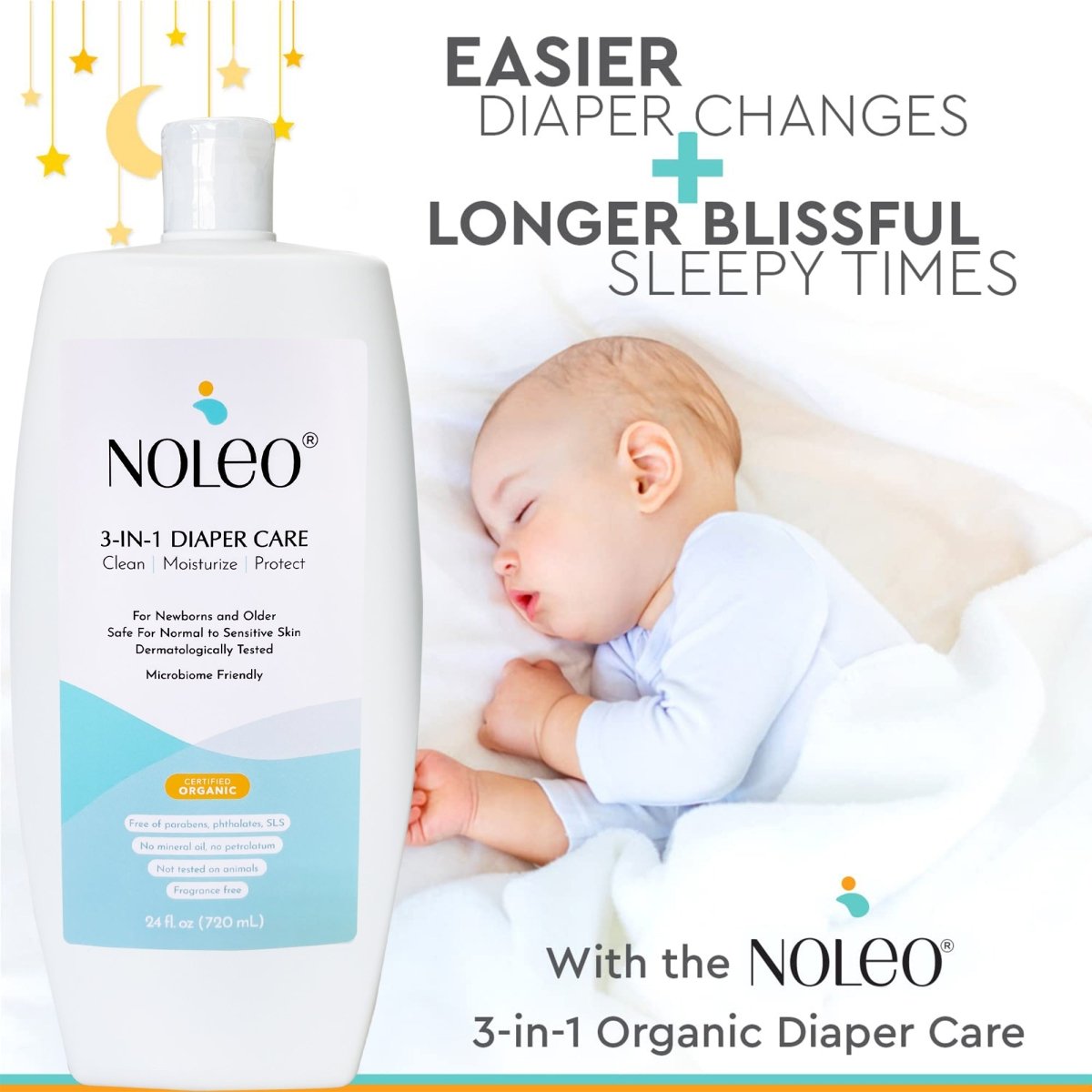 NOLEO 3-IN-1 - Diaper Rash Cream