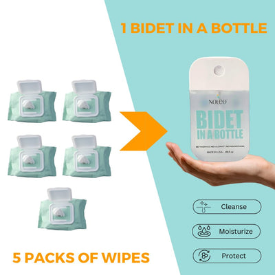NOLEO Bidet in a Bottle - the Multipurpose Personal Wash