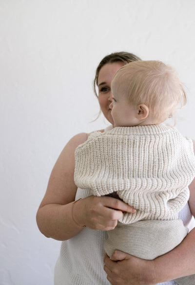 ‘Oatmeal’ Chunky Knit Sweater