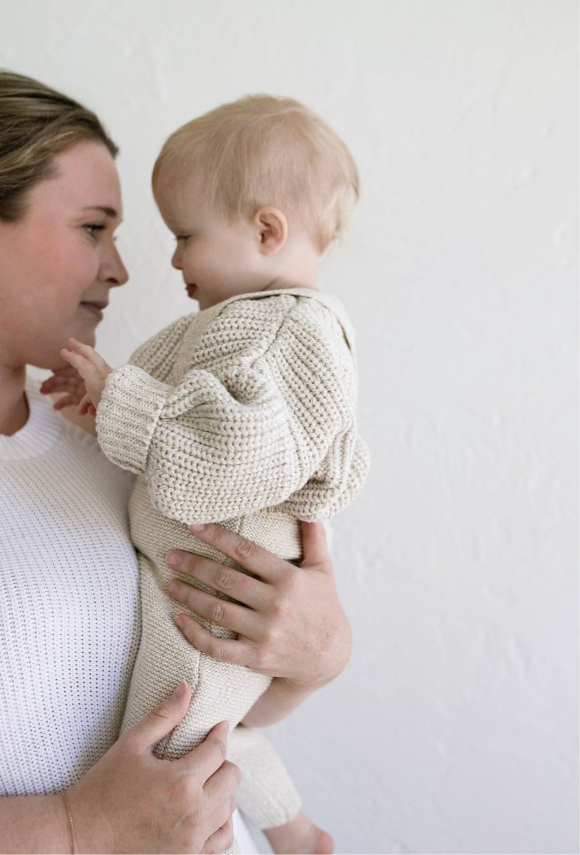 ‘Oatmeal’ Chunky Knit Sweater