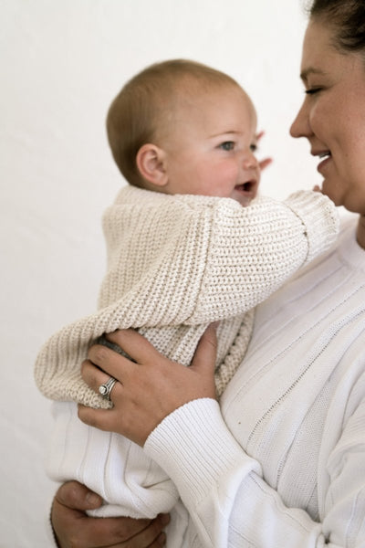 ‘Oatmeal’ Chunky Knit Sweater