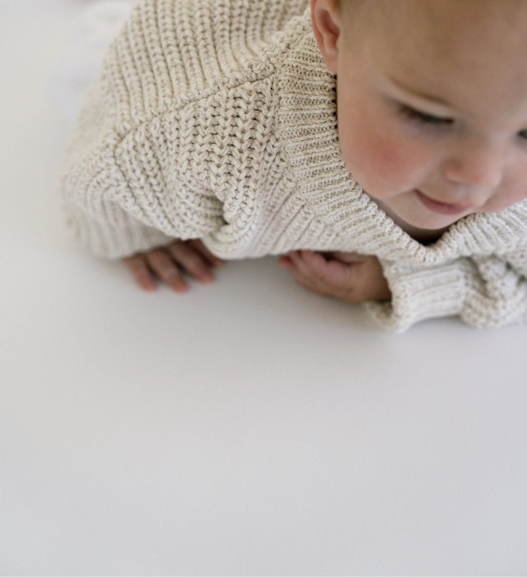 ‘Oatmeal’ Chunky Knit Sweater