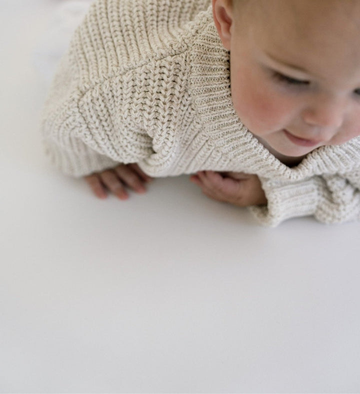‘Oatmeal’ Chunky Knit Sweater