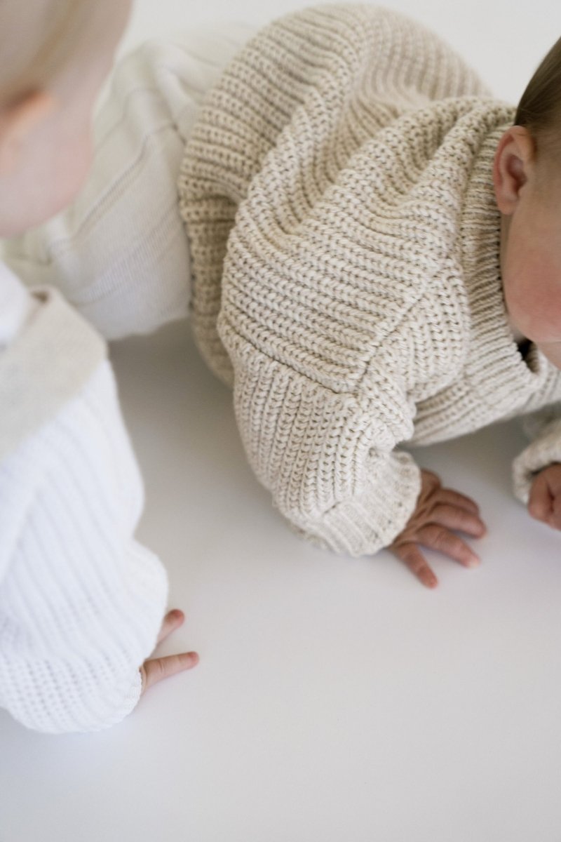 ‘Oatmeal’ Chunky Knit Sweater