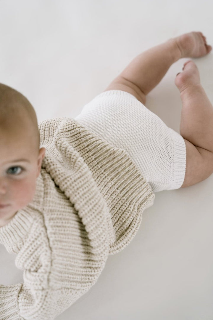 ‘Oatmeal’ Chunky Knit Sweater