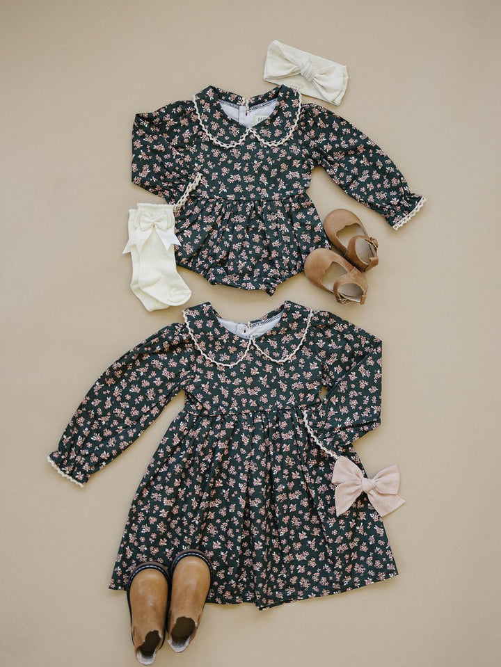 Olive Bloom Dress