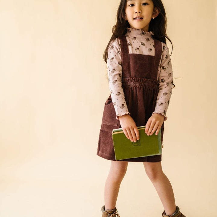 Organic Corduroy Pinafore Dress