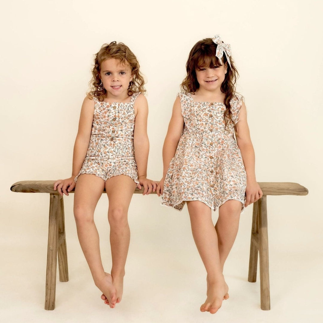 Organic Flutter Jumpsuit - Magnolia