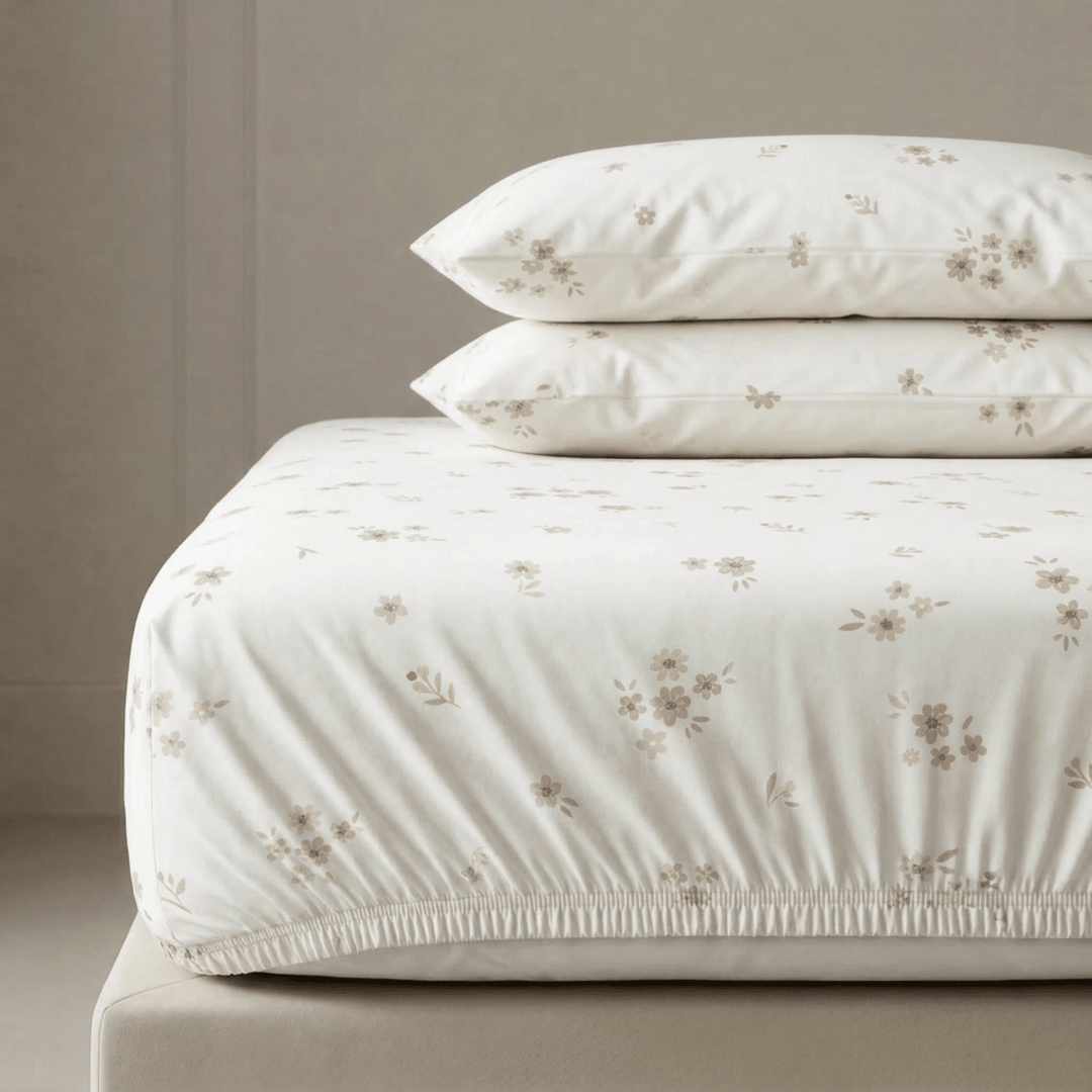 Organic Kids Fitted Sheet - Bloom