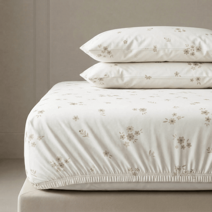 Organic Kids Fitted Sheet - Bloom