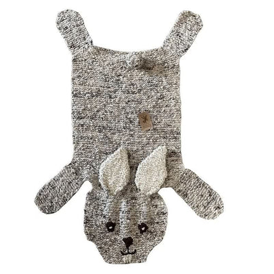 Organic Wool Play Mat + Nursery Rug  - Bunny