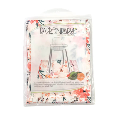 Peachy Dreams Splash Mat - A Waterproof Catch-All for Highchair Spills