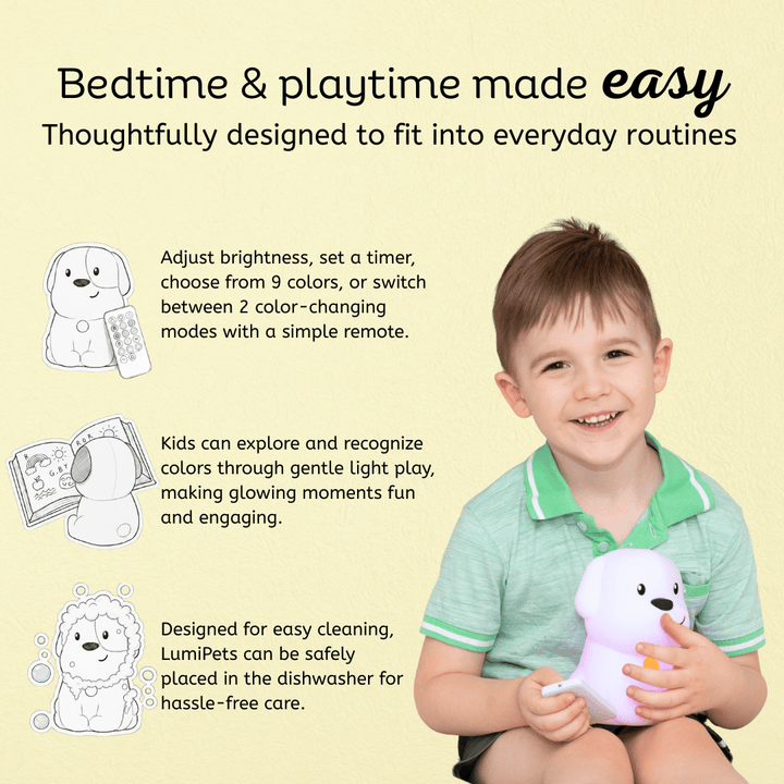 Pepper the Puppy: The Ultimate Dog Night Light for Brave Little Sleepers