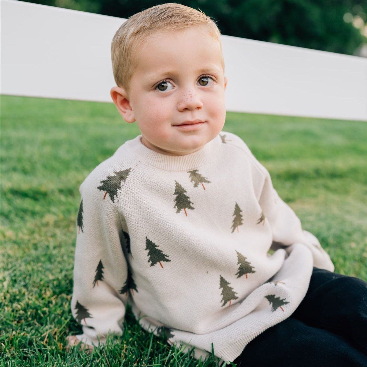 Pine Tree Knit Sweater