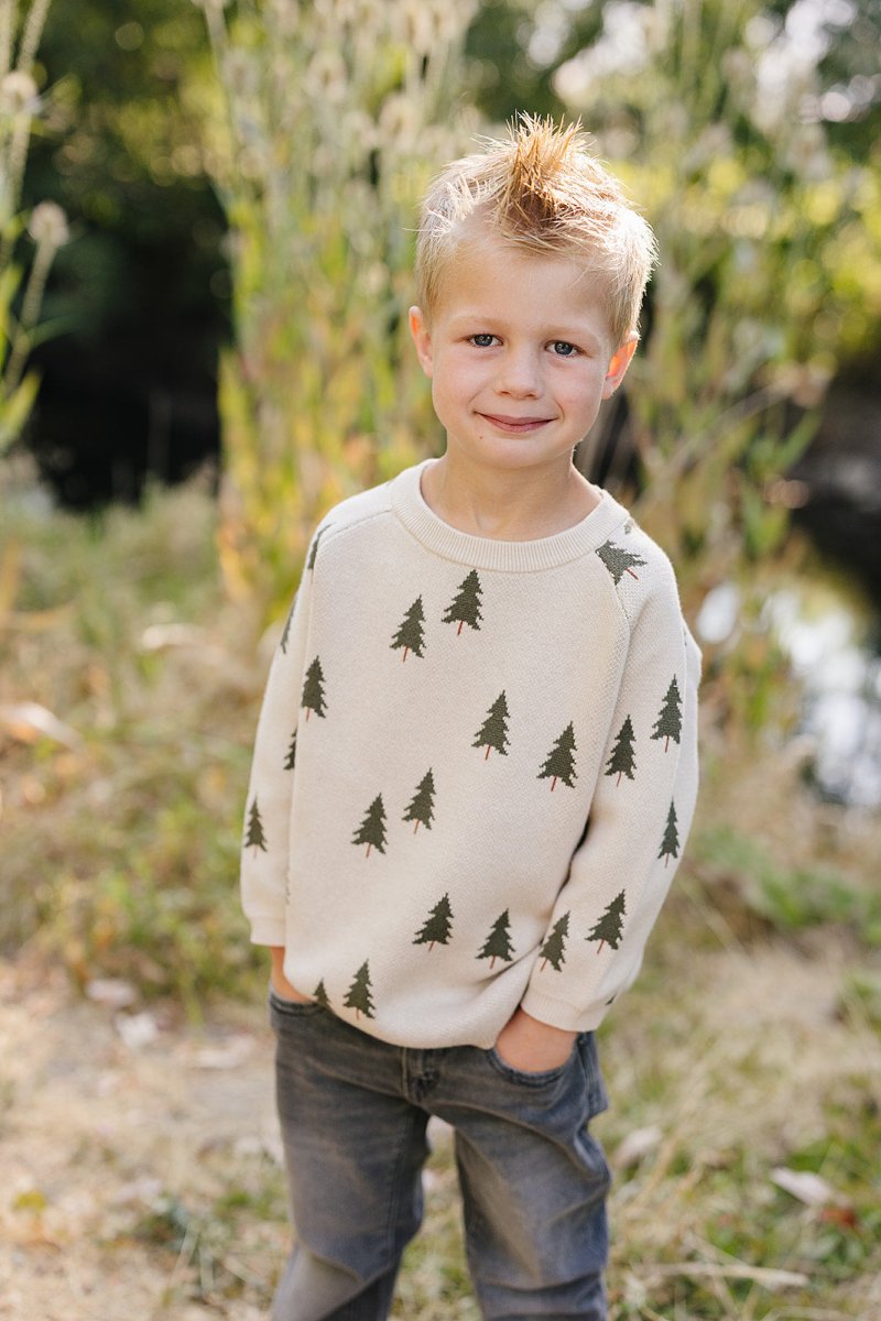 Pine Tree Knit Sweater