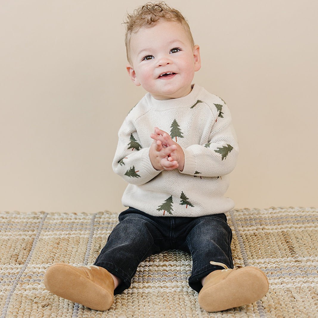 Pine Tree Knit Sweater