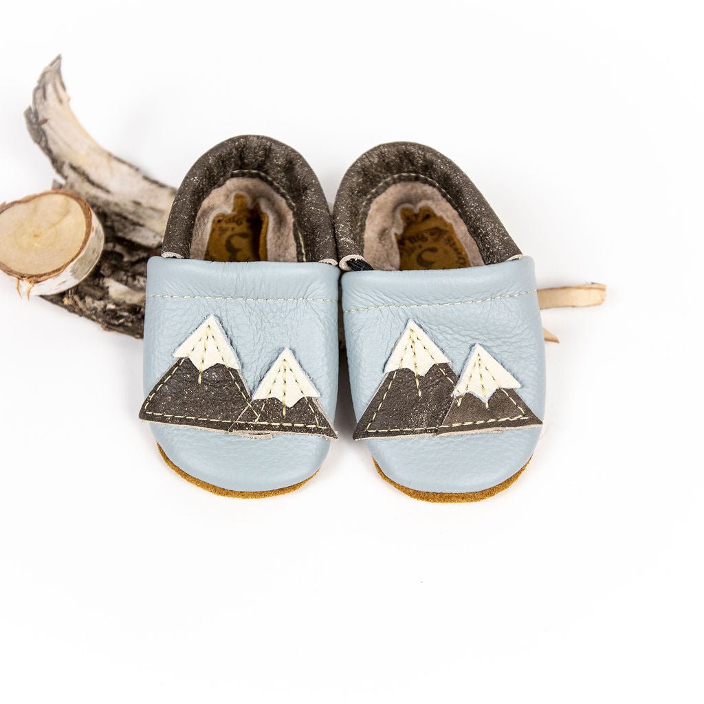 Powder Mountains Leather Shoes  with Designs