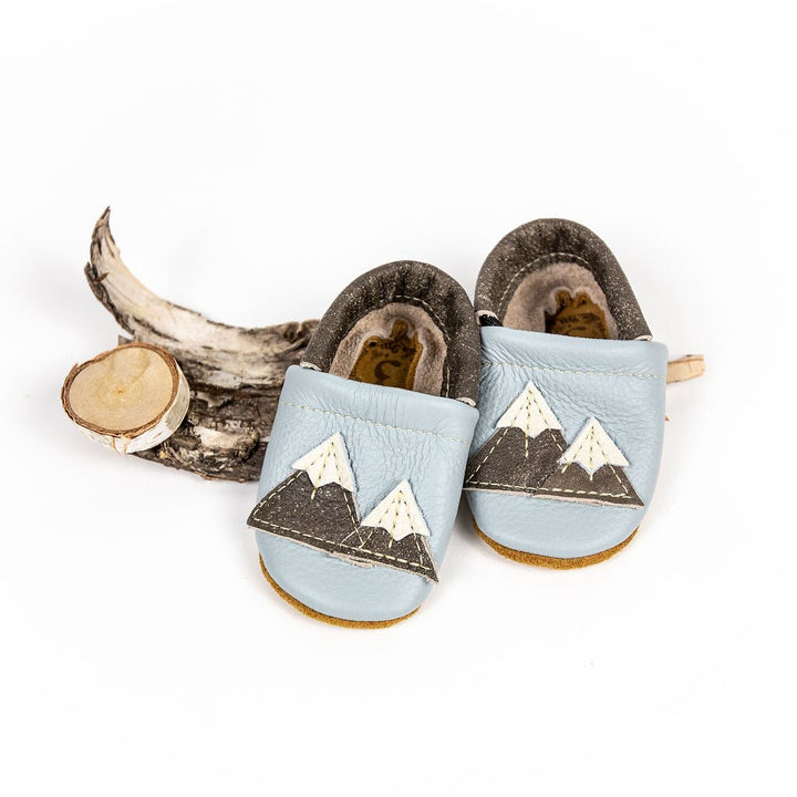 Powder Mountains Leather Shoes  with Designs