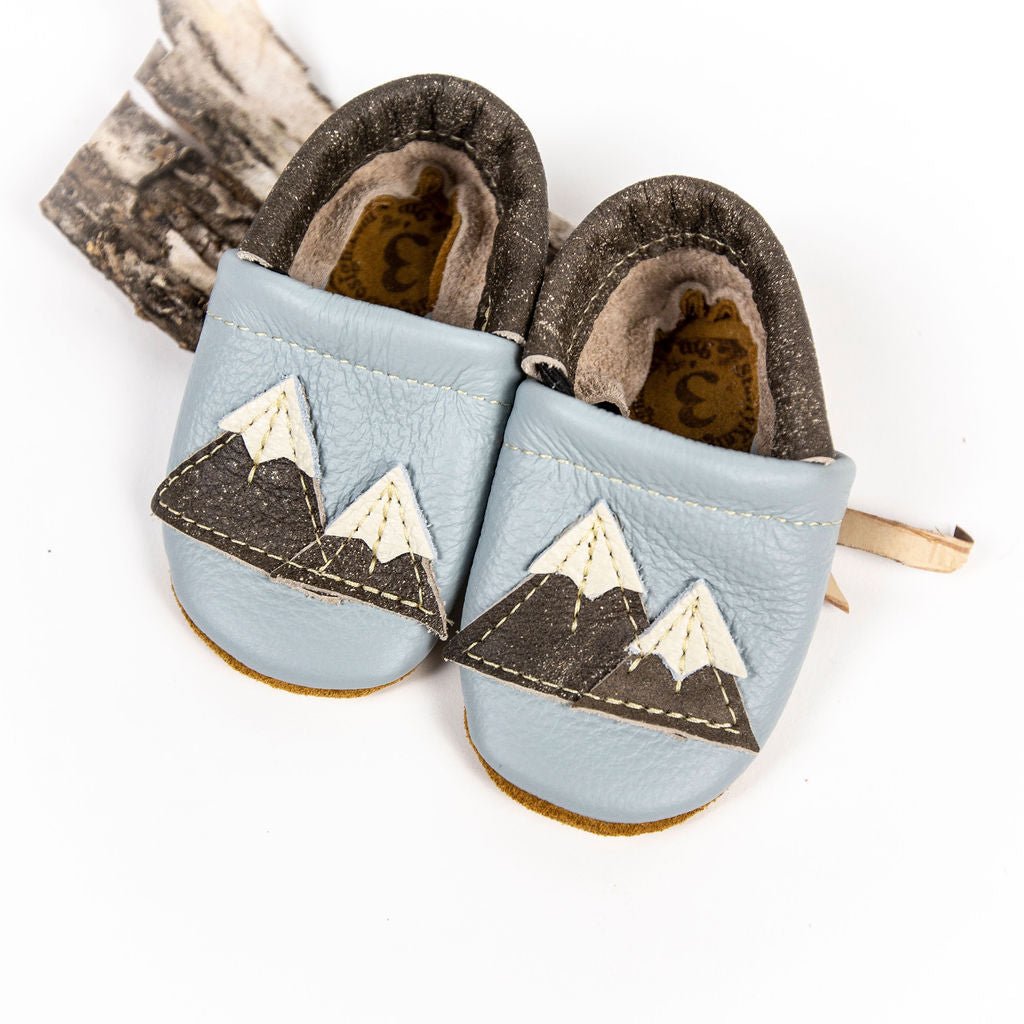 Powder Mountains Leather Shoes  with Designs