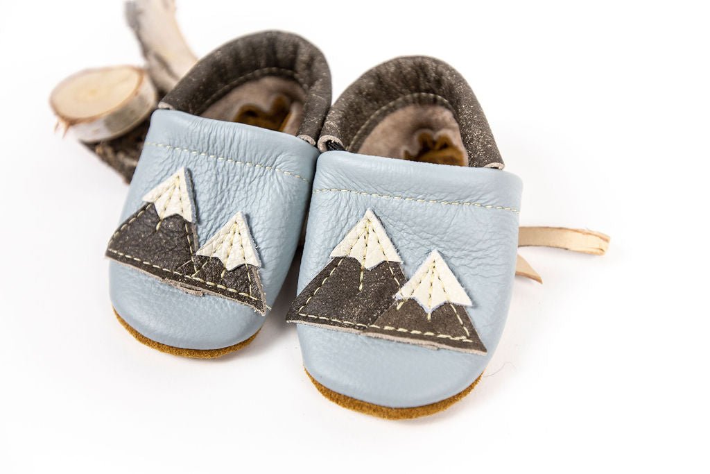Powder Mountains Leather Shoes  with Designs