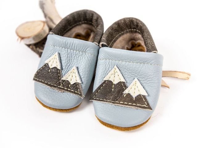 Powder Mountains Leather Shoes  with Designs