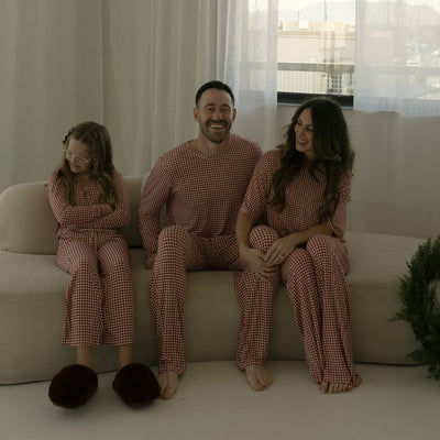 Pre-Teen Flare Bamboo Pajamas - Red Gingham