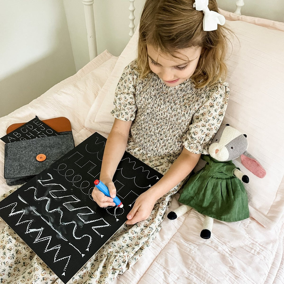 Pre-Writing Doodles Trace-n-Erase Chalkboard®