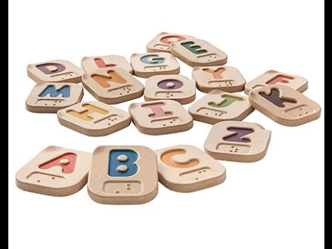 Plan Toys Braille Alphabet A-Z | Bee Like Kids