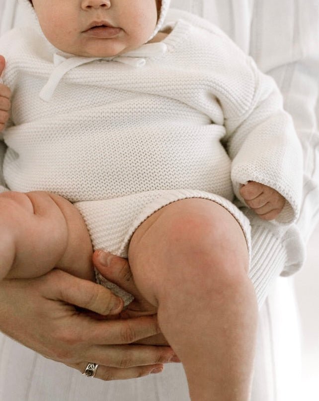 Purl Knit Bloomer Shorts ‘Milk’