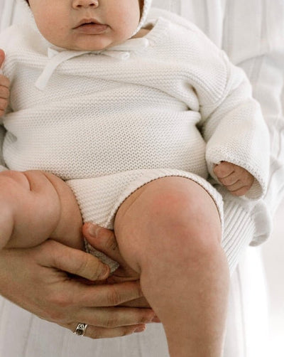 Purl Knit Bloomer Shorts ‘Milk’