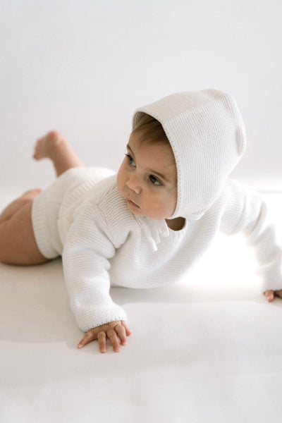 Purl Knit Bloomer Shorts ‘Milk’