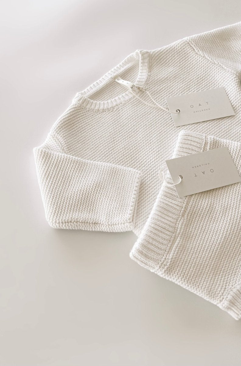 Purl Knit Bloomer Shorts ‘Milk’