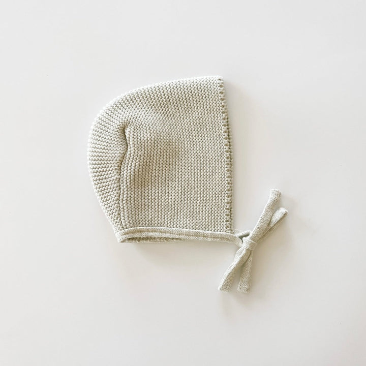 Purl Knit Bonnet ‘Gray Marle’