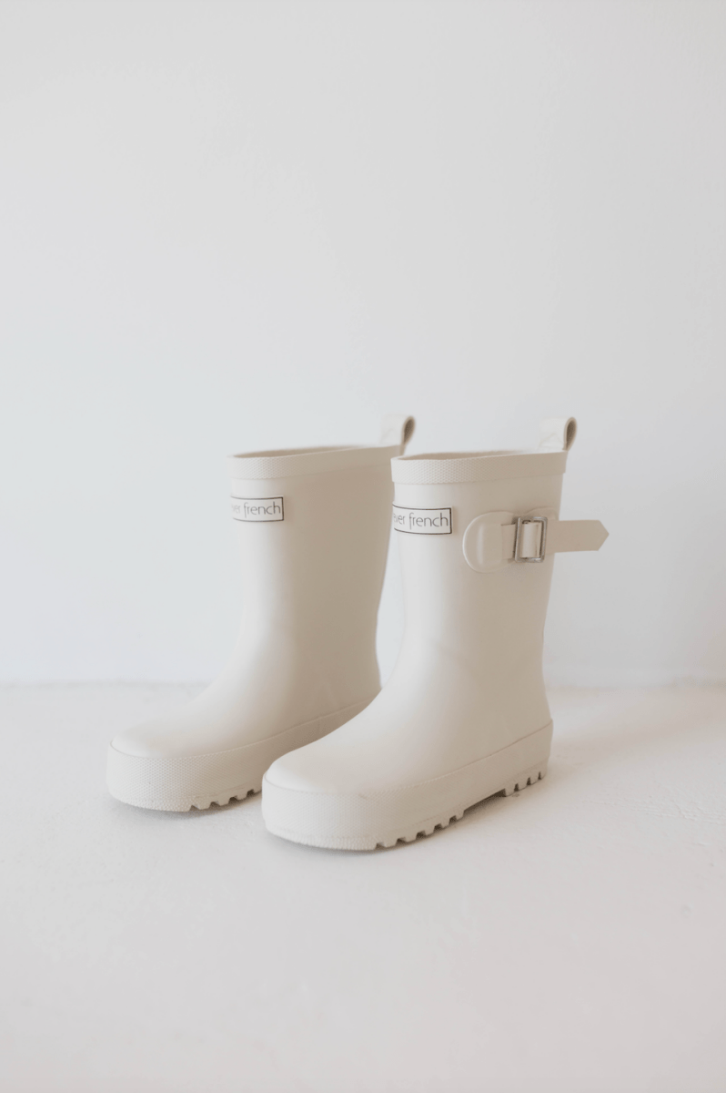 Rain Boots - Cream