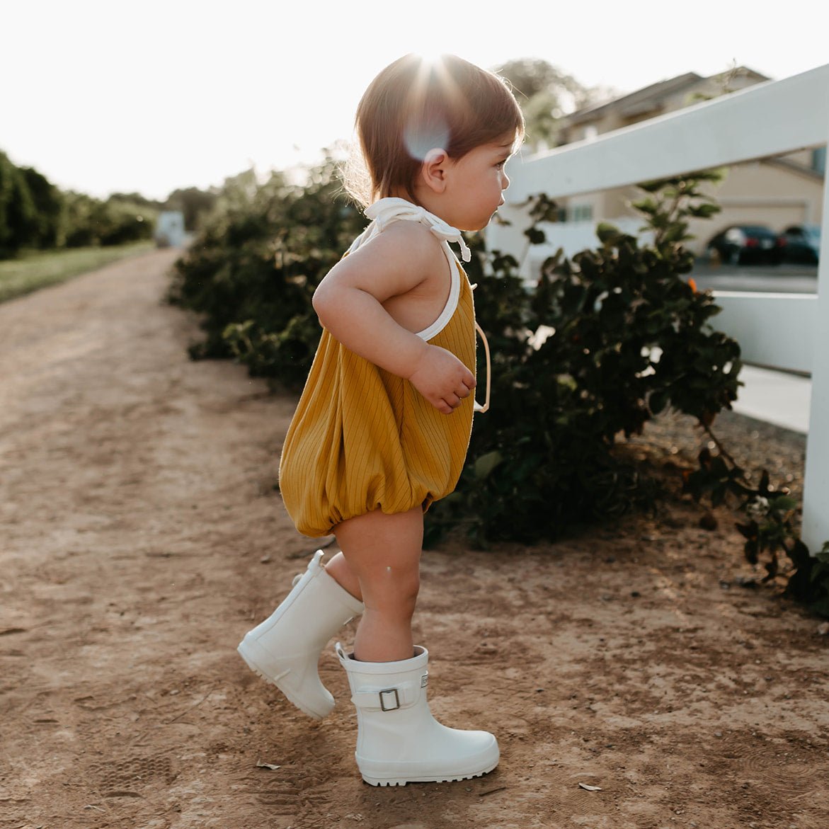 Rain Boots - Cream