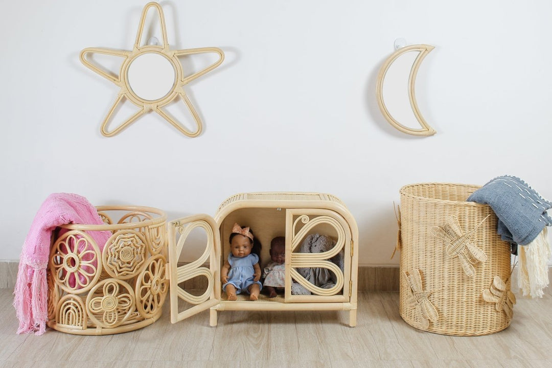 Rainbow Circle Toy Storage Basket