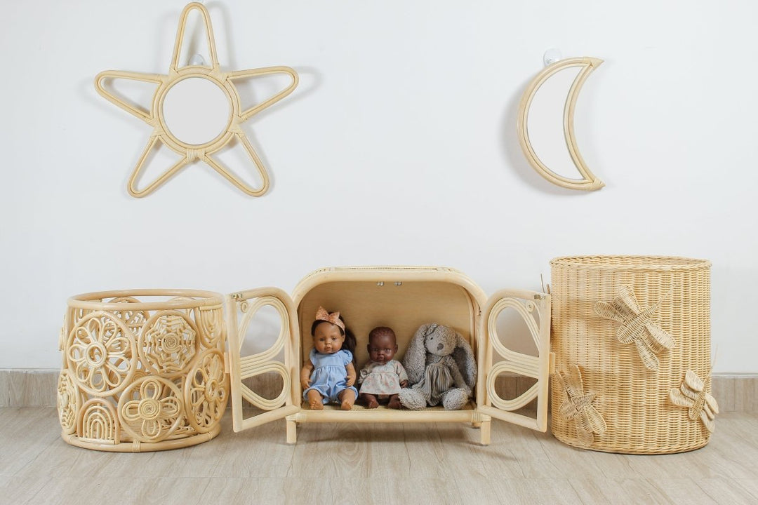 Rainbow Circle Toy Storage Basket