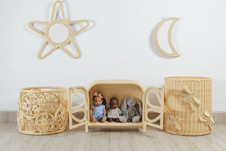 Rainbow Circle Toy Storage Basket